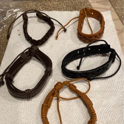 Leather Bracelets 