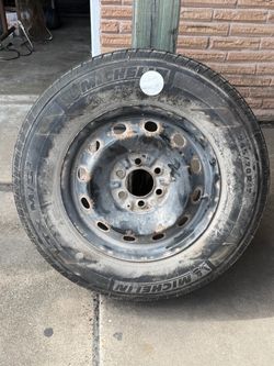 Michelin LTX M/S2 Tire on Steel Wheel spare 6 lug F150