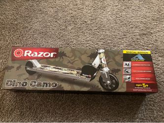 Razor a special edition dino camo kick scooter