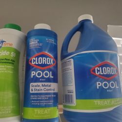 Pool Treat Supplies  Never Used 
