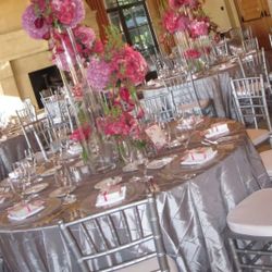 120 " Table Linens, Tablecloth For Parties, Party Decoration, Silver Tablecloths 
