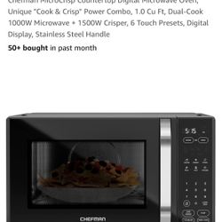 MicroCrisp Countertop Digital Microwave Oven