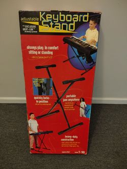 T-9B adjustable keyboard stand. Made in Italy.
