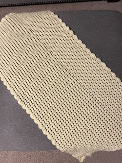 Crocheted Lacy Throw 