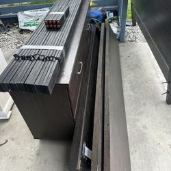 King Size Bed Frame (no mattress) and dresser