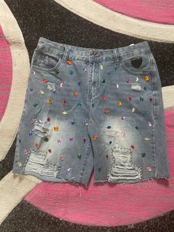 Mens size 36 denim shorts 100$