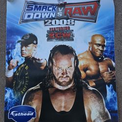 WWE ECW Smackdown & RAW Fathead Wall Advertisement