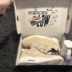 Jordan Spizike low Tan/Grey Size 11