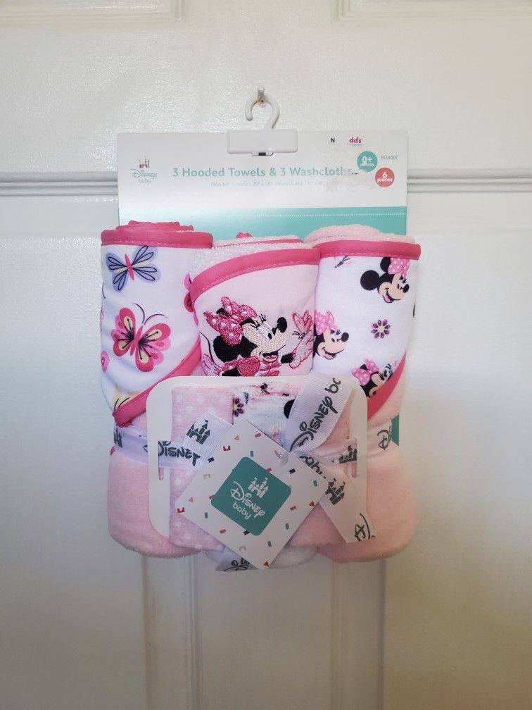 Minnie Mouse Towels & Washcloths Set