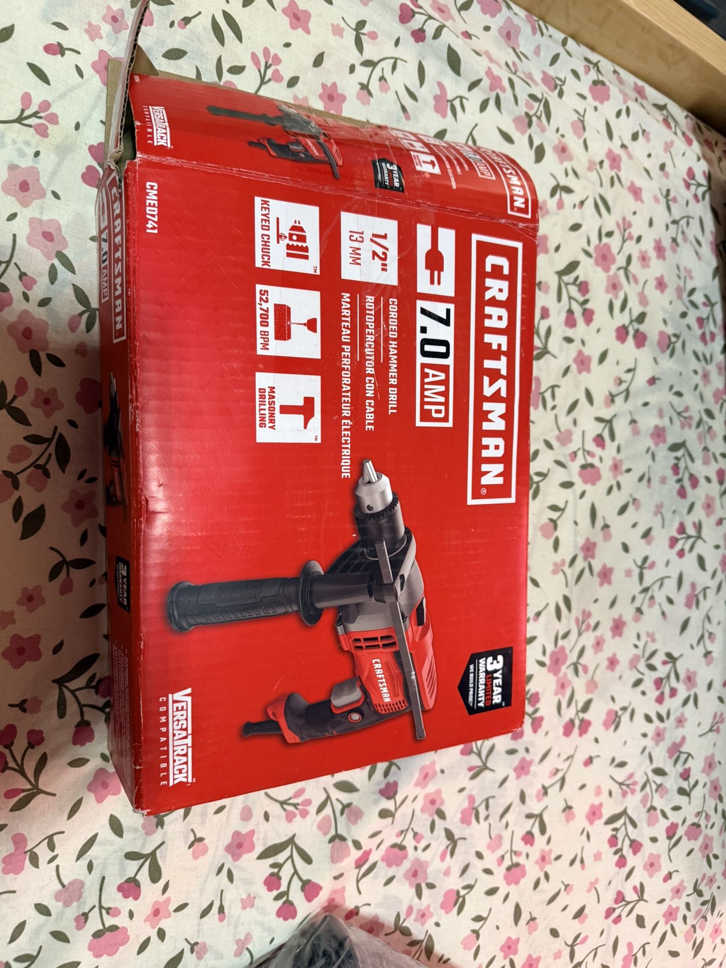 CRAFTSMAN 1/2-in 7 -Amp Variable Speed Hammer Drill