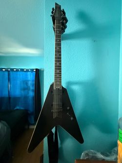 Schecter Evil Twin Flying V Guitar (V-1 SLS)