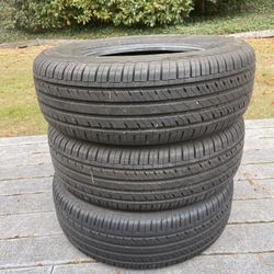 3 used 225/65R17 starfire solarus A/S tires 