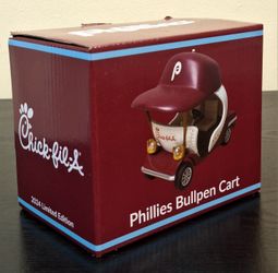 2024 PHILLIES LIMITED EDITION BULLPEN CART COLLECTIBLE 