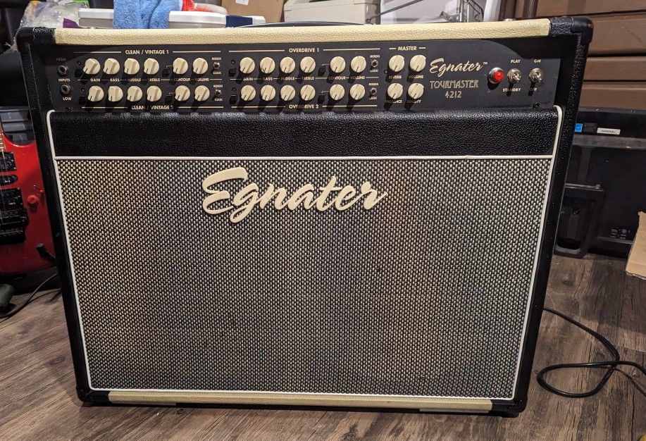 Egnater 4212 All Tube (12 Tubes) Combo Amp, Amplifier. Variable Operation From 10 To 100 Amps
