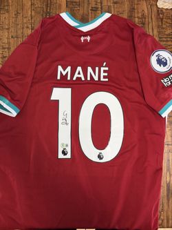 Sadio Mané signed Liverpool jersey W/COA