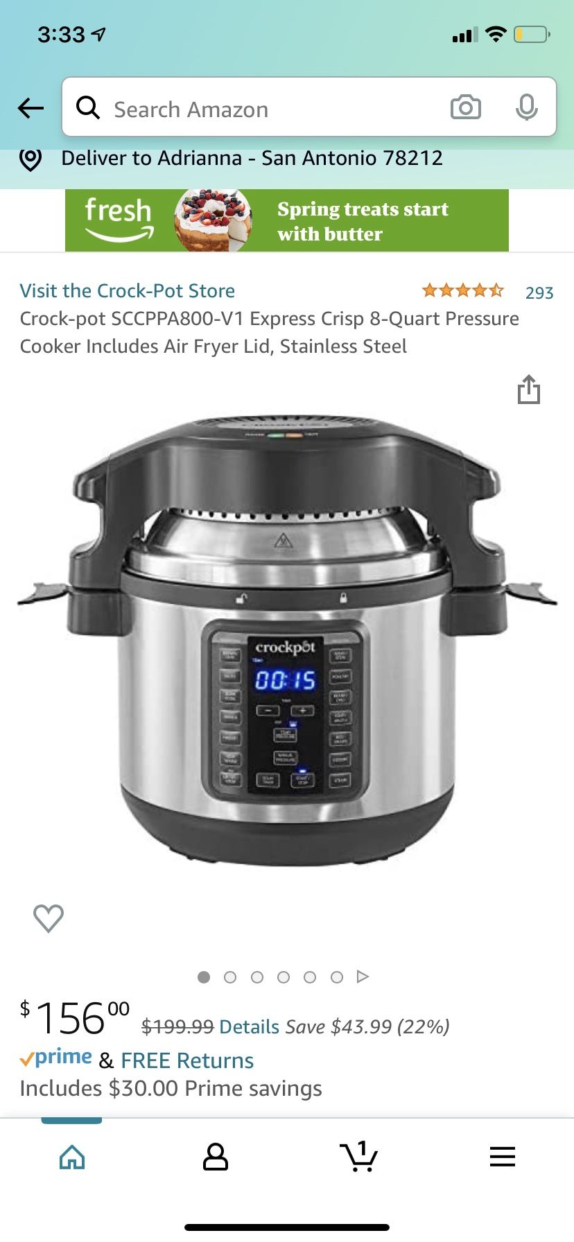 Crockpot Express Air Fryer / Instant Pot