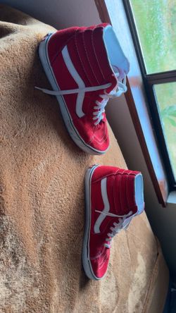 Red Vans Size 13