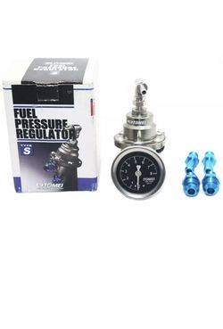 Tomei Adjustable Fuel Pressure Regulator With Gauge Type-S 185001 6AN Fittings