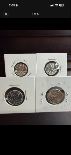 Lot of 6x 1/10 oz .999 silver Rounds