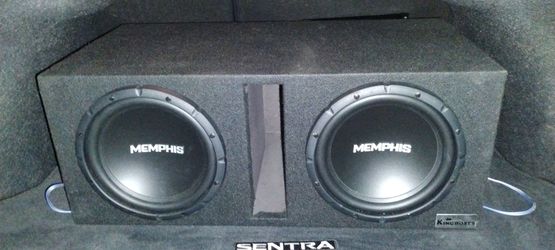 Complete Car Audio System! Memphis Dual 12s & Hypnotic 1200W Amp – Full Setup w/ All Wires & Knob