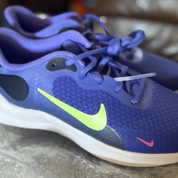Nike Revolution 7 Ultramarine/Lime Girls Sneakers  