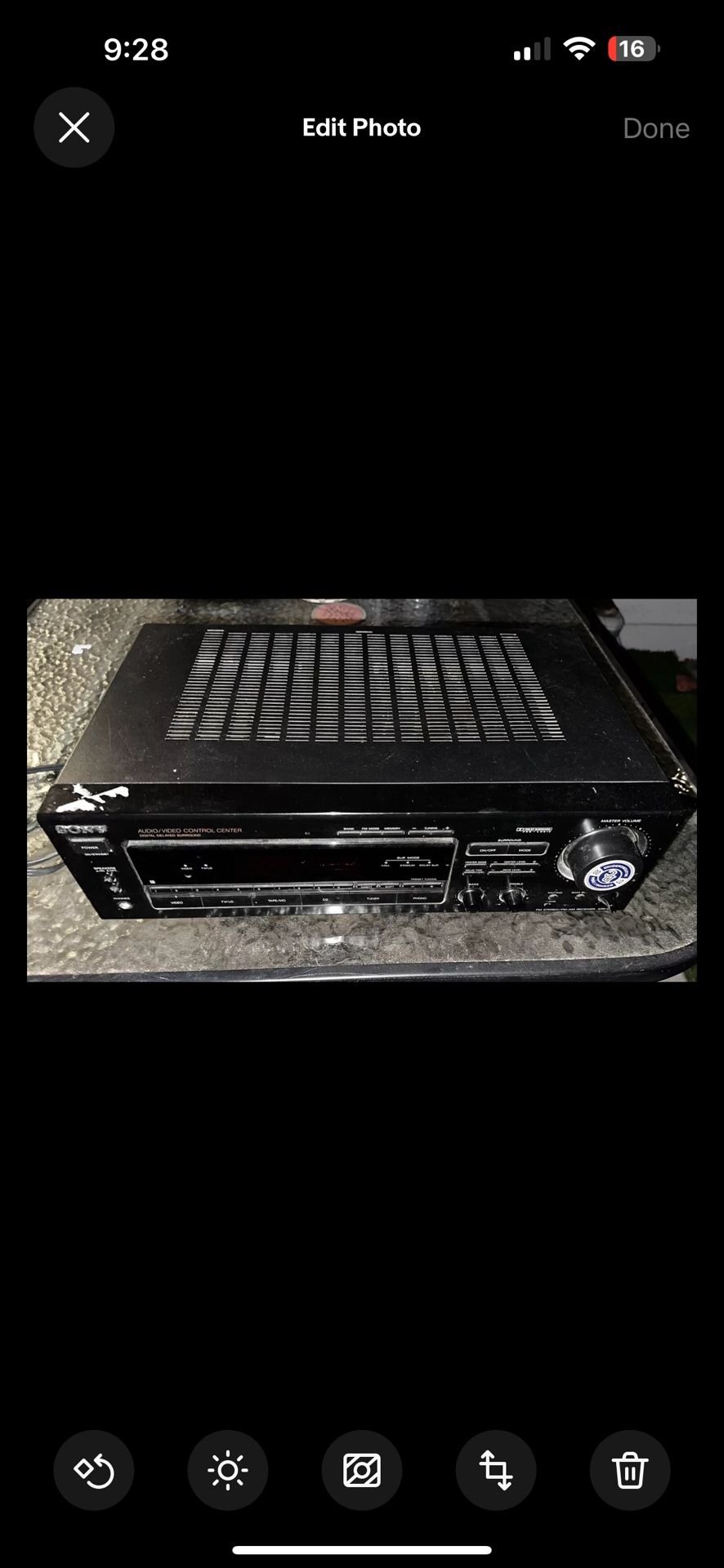 Sony Receiver HiFi Stereo STR-D665 Vintage Home Audio 5.1 Channel Phono AM/FM