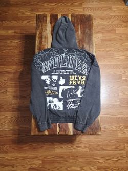Darc Sport/Venom Collab Gray Washed Zip-up Hoodie
