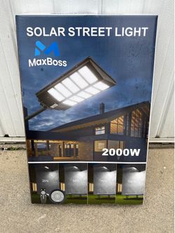 2000W Solar Sensor Street Light