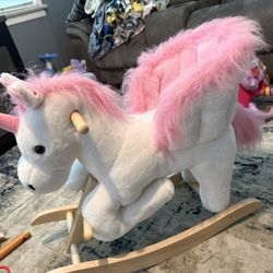 Unicorn Baby Rocking Horse With Lullaby Songs