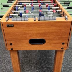 Harvard goal getter Foosball table