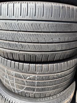(2) 265/45R20 PAIR OF USED TIRES PIRELLI SCORPION 50% LIFE !