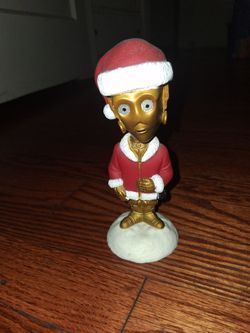 STAR WARS FUNKO WACKY WOBBLER HOLIDAY SANTA C-3PO BOBBLEHEAD CHRISTMAS