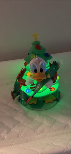 Donald Duck Christmas Tree Light-Up Figurine