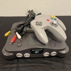 Nintendo 64 Complete Bundle With Console, Controller And Cords