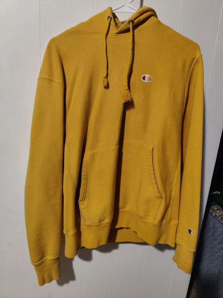 Yellow Champion Hoodie