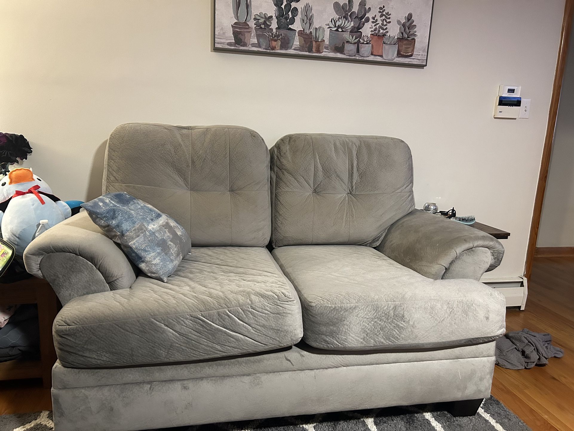 Sectional And Loveseat