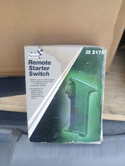 Vintage Sears Roebuck Remote Starter