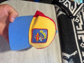 Aloha Shark Patch Snapback Hat