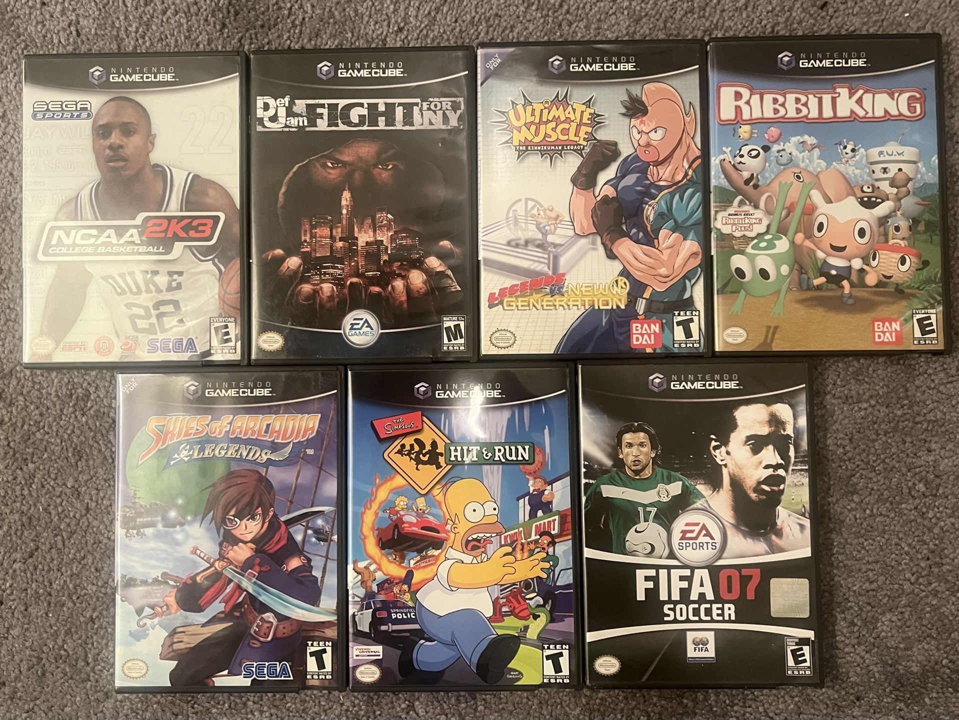 Nintendo Gamecube Games 