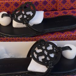TORY BURCH BLACK SANDALS