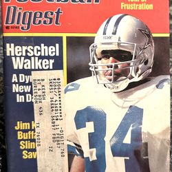 Football Digest January 1987 Herschel Walker