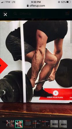 New Weider 100 lb Vinyl Weight Set Comes With Weights & Bar Weight, workout, gym equipment, barbell, fitness, bench