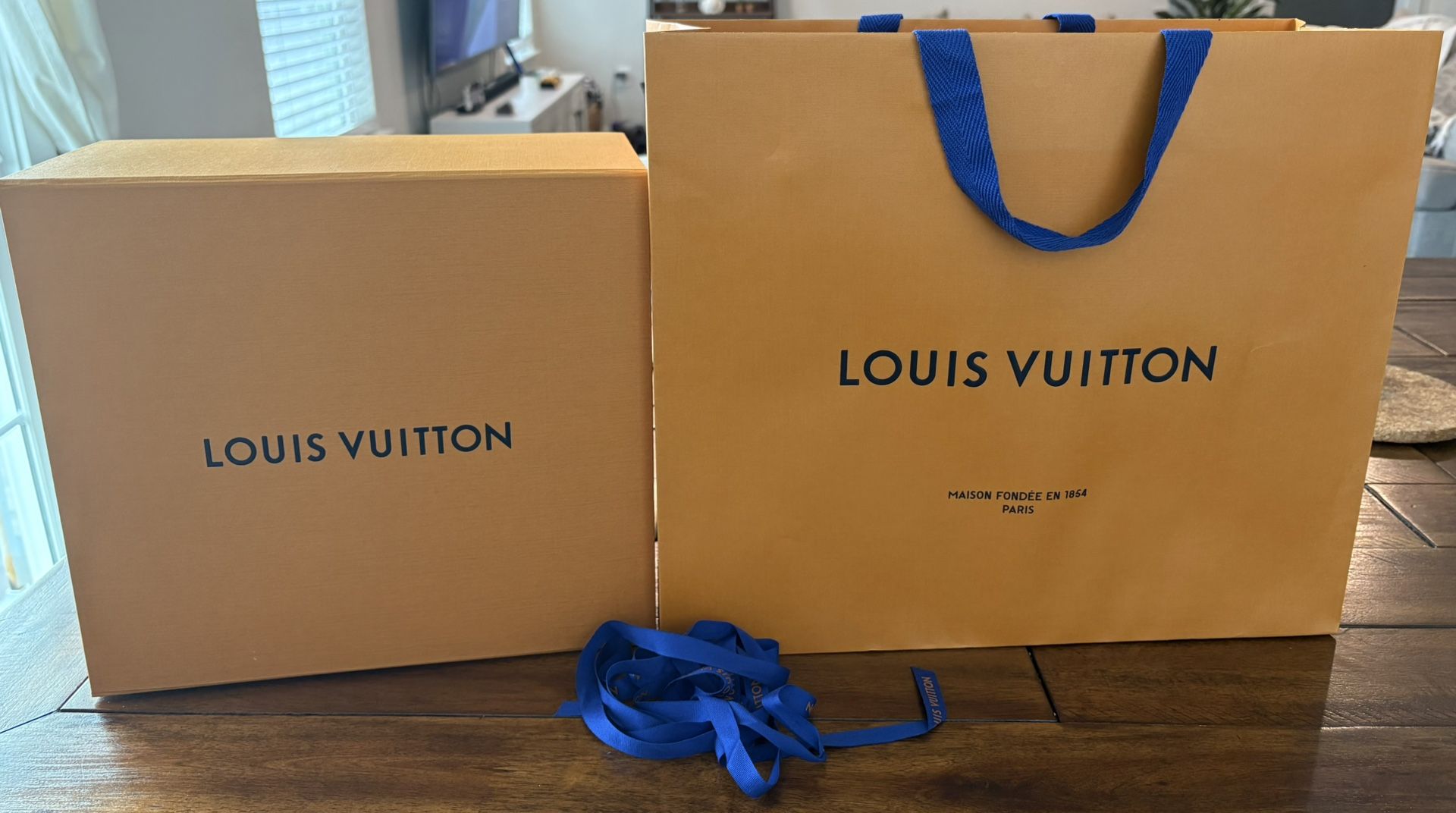 Empty Louis Vuitton LV Box And Bag $60