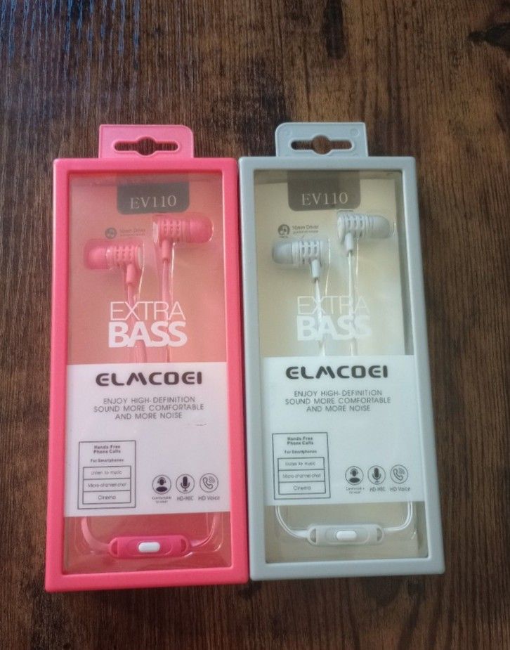 Wired Headphones 3.5mm In Ear Earbuds Lot