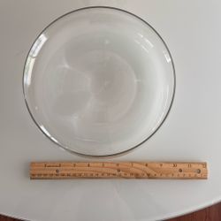 Low Profile glass bowl 
