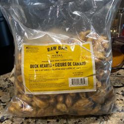 Freeze Dried Raw Duck Hearts. DOG FOOD !