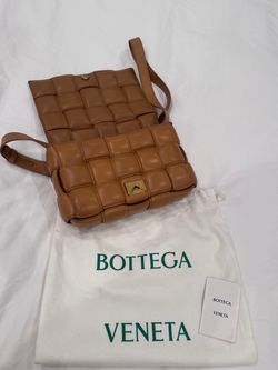 Bottega Veneta Padded Cassette Caramel Lambskin Crossbody Bag + Dust Bag