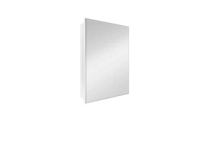 Glacier Bay Frameless Recessed Medicine Cabinet w/ Polished Edge Mirror and 6-Shelves