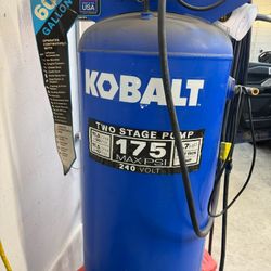 KOBALT 60 GALLON AIR COMPRESSOR 