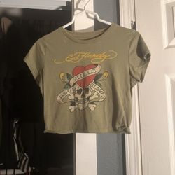 Ed Hardy Crop Top L 